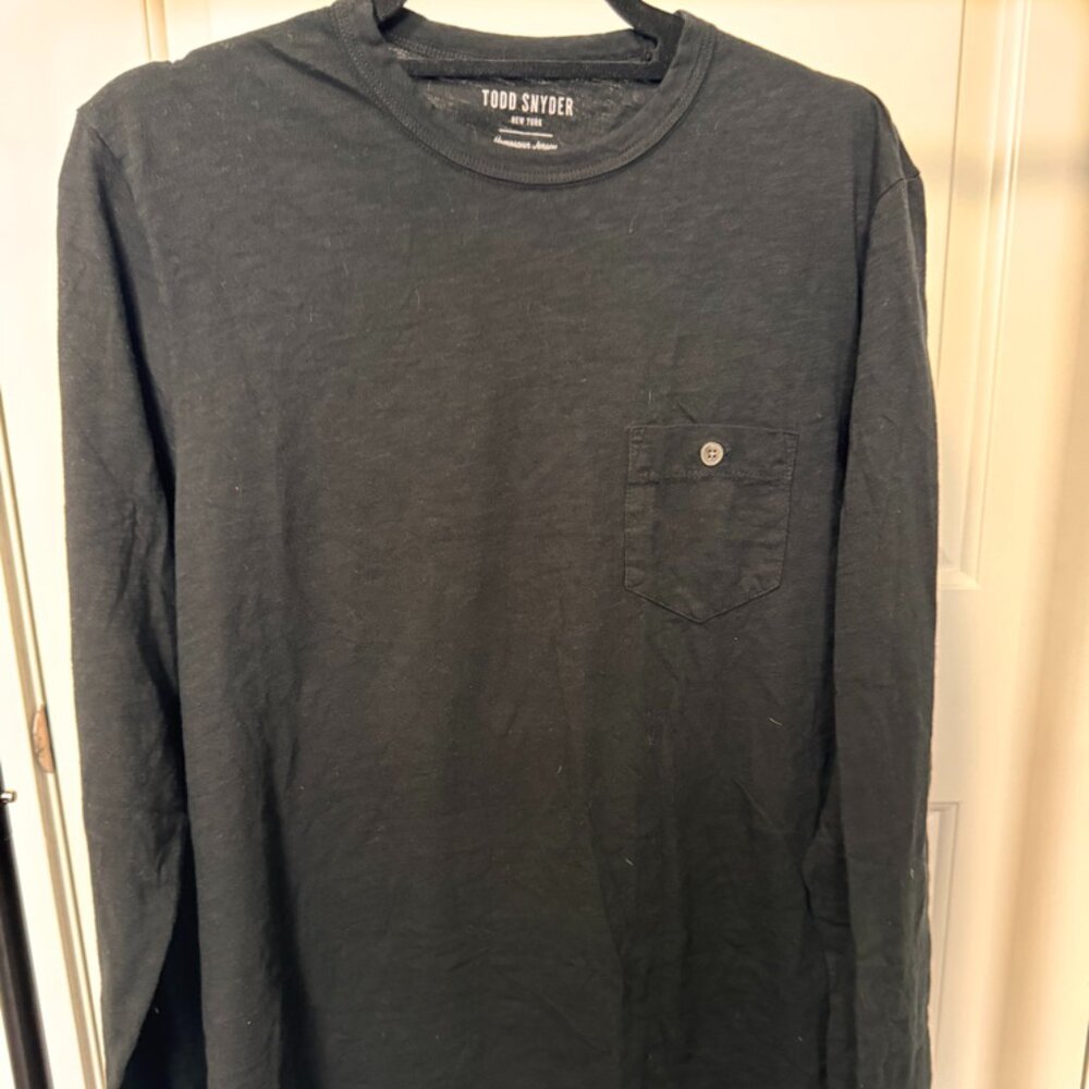 Todd Snyder Long Sleeve Shirt - black